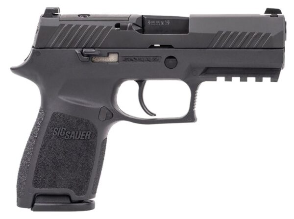 P320 Compact 9mm 3.9" Black (2) 15-rd — view 1