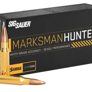SIG SAUER MARKSMAN HUNTER AMO 6.5 CREEDMOOR 130GR SIERRA GAMEKING 20RD (10 BOX CASE) — view 4