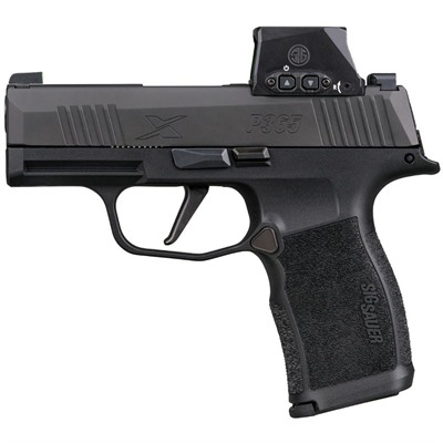 P365X 9MM 3.1''BBL (2)12RD MAGS W/ROMEO-X SIG-LOC COMPACT BLK — view 1