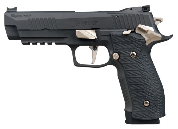 Sig Sauer 226X59NMRSAO10 P226 XFive Nightmare Full Size Frame 9mm Luger 10+1 5" Bull Barrel, Black Nitron Stainless Steel Optic Ready/Serrated Slide & Frame w/Beavertail & Picatinny Rail, Custom Hogue — view 1