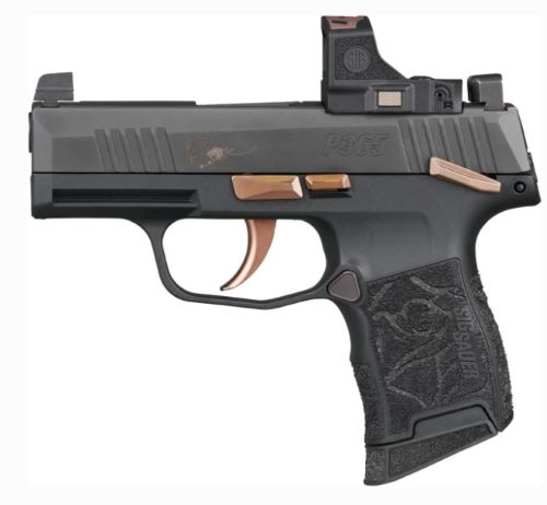 SIG P365 ROSE 380ACP W/ROMEO- - RS (2)10RD MAN SAFETY BLACK — view 1