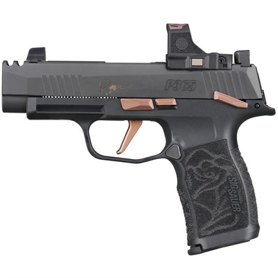P365XL ROSE 9MM COMP 3.1''BBL (2)12RD W/MAN SAFETY BLK/ROSE — view 1