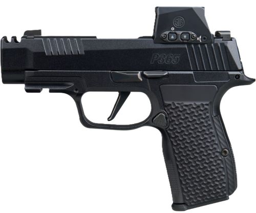 SIG P365 AXG LUXE 380ACP 3.1" - 2-PORT W/ROMEO-X (3)12RD BLACK — view 1