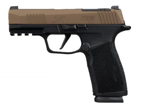 SIG P365X MACRO FREEDOM 9MM - 3.7" XRAY3 (2)17RD BRONZE/BLCK — view 1