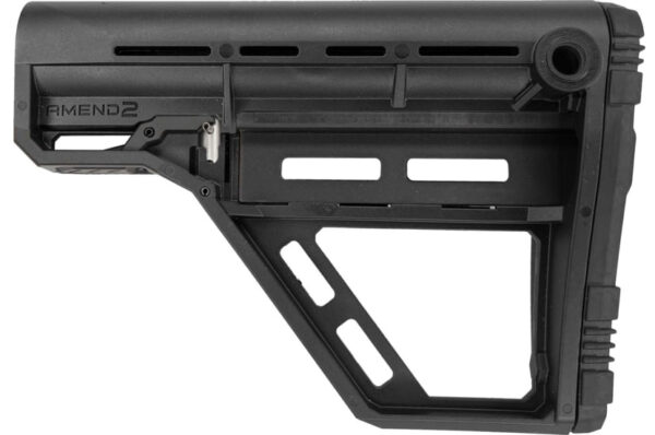 AMEND2 AMS MODULAR MIL-SPEC CARBINE STOCK BASE M-LOK BLACK — view 1