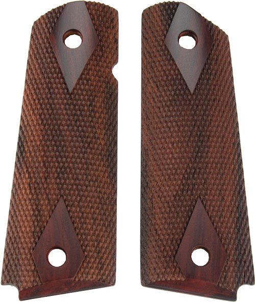 ED BROWN GRIPS 1911 GOVT. - DOUBLE DIAMOND COCOBOLO — view 1