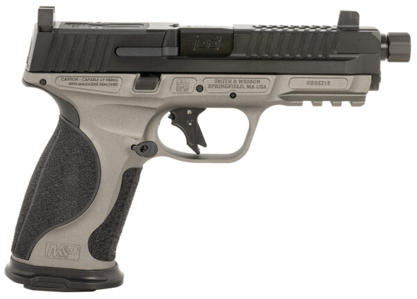 Ed Brown MPFTACT Fueled M&P Tactical 9mm Luger 19+1 4.75" Black Nitride Match Grade Threaded Barrel, Black Nitride Optic Cut/Serrated Stainless Steel Slide — view 1