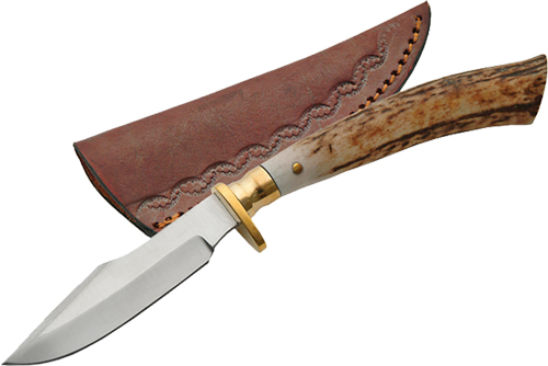 SZCO STEEL STAG 7.5" STAG TIP - SKINNER SS BLADE SHEATH — view 1