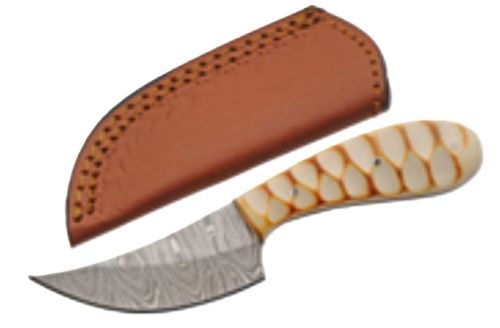 SZCO RITE EDGE 2.75" GROOVED - BURNED BONE SKINNER W SHEATH — view 1