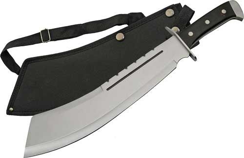 SZCO RITE EDGE 13.5" BLACK - BULLY MACHETE SS BLADE W/SHTH — view 1