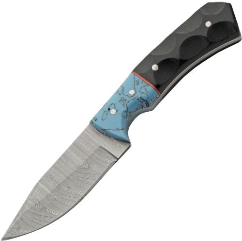 SZCO RITE EDGE 3" TURQUOISE - MICARTA SKINNER W/LEATHER SHTH — view 1