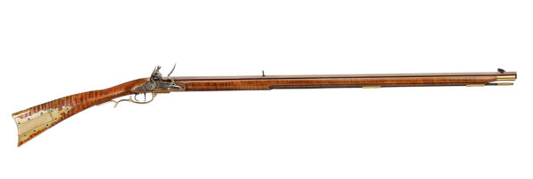 Taylors & Company 210012 Frontier Pedersoli 50 Cal Flintlock 39" Browned Octagon Barrel, Fixed Maple Stock — view 1