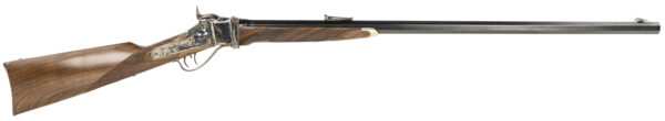 Taylors & Company 210139 Pedersoli 1874 Billy's Sharps 45-70 Gov 1rd 32" Blued Single Shot Octagon Barrel, Blued Steel Drilled & Tapped Receiver, Checkered Walnut Fixed Stock — view 1