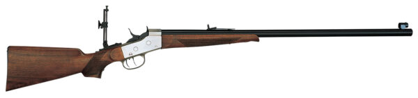 Davide Pedersoli 010S822457 Rolling Block Creedmoor #2 Full Size 45-70 Gov 1rd, 30" Blued Round Steel Barrel, Blued Steel Receiver, Walnut Fixed Stock, Double Set Trigger, Right Hand — view 1
