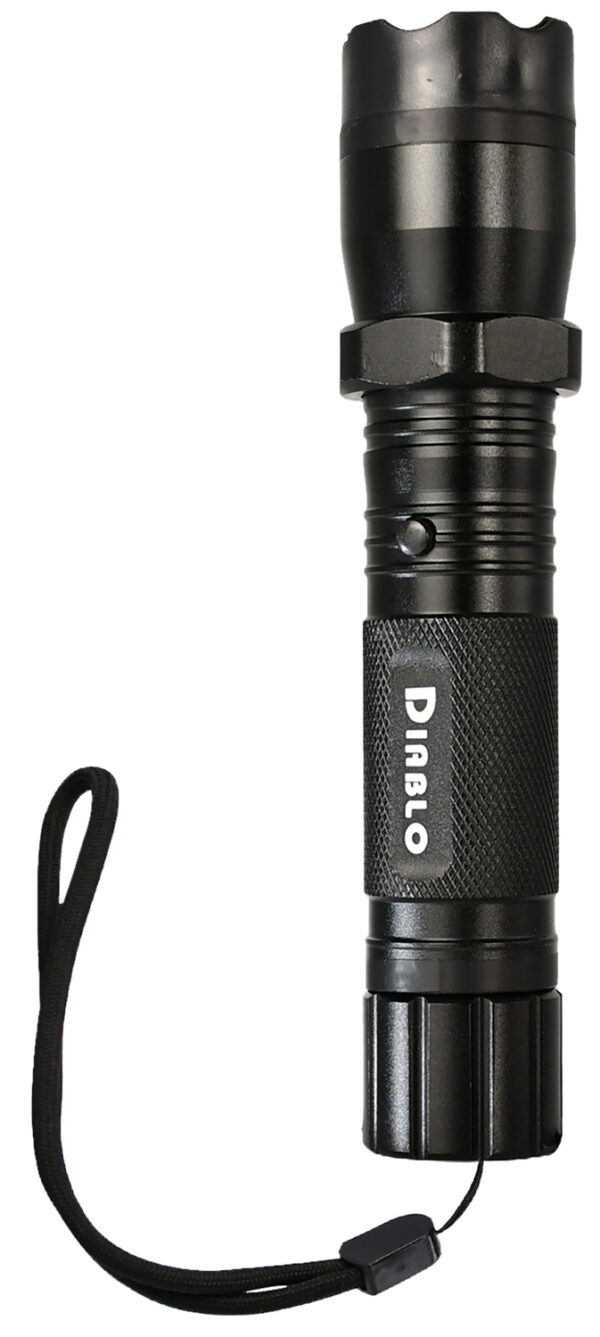 SKYLINE USA INC TLSGGDD Stun Gun Diablo Black Aluminum Features Flashlight — view 1