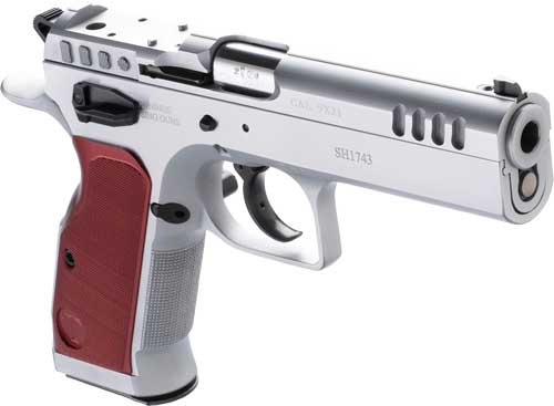 TANFOGLIO STOCK II OR 9MM - 4.45" 17RND CHROME/CHROME — view 1