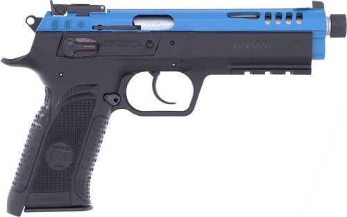 TANFOGLIO FORCE 22LR 4.9" - POLY FRAME BLUE STEEL SLIDE — view 1