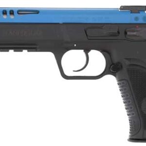 TANFOGLIO FORCE 22LR 4.9" - POLY FRAME BLUE STEEL SLIDE — view 2