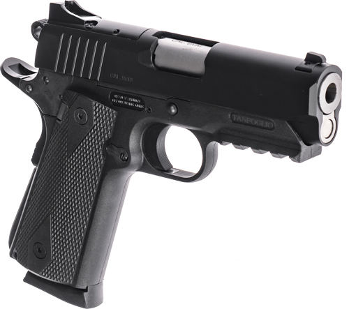 TANFOGLIO PUGIO 9MM 3.54" 10RD - POLY 1911 BULL BBL OPTIC RDY — view 1