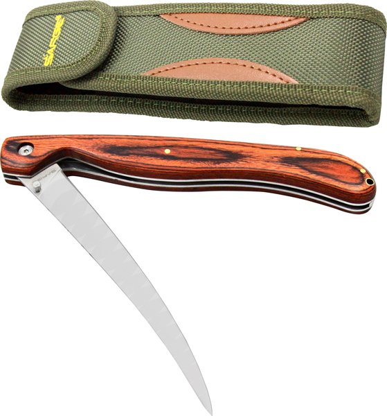 SARGE FLD FILLET KNIFE 7" PAKKAWOOD — view 1
