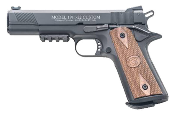 1911 Custom 22LR 5" BBL Blk,Wood Gp 2/10 — view 1