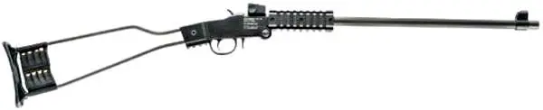 CHIAPPA LITTLE BADGER FOLD RIFLE RIS 22WMR 16.5 IN THD BBL 4 IN PIC RAIL FOREND 10RD HOLDER BACKPACK — view 1