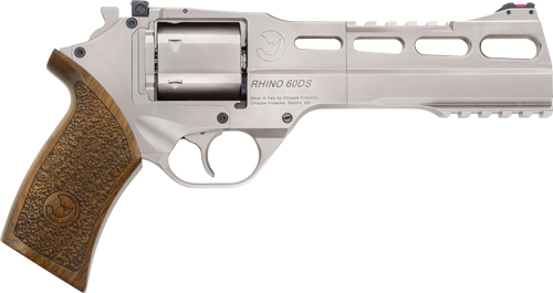 CHIAPPA RHINO 60SA 357MAG - 6" ADJ. SIGHT NICKEL/WALNUT — view 1