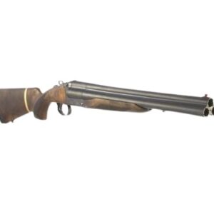 Charles Daly 930108 Triple Threat  Full Size 12 Gauge Break Open 3" 3+1 18.50" Blued Triple Barrel, Black Steel Receiver, Checkered Oiled Walnut Stock, Right Hand