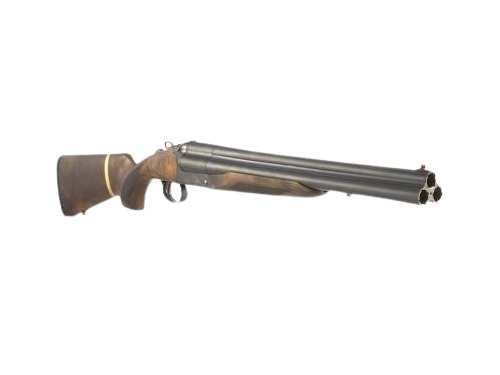 Charles Daly 930108 Triple Threat  Full Size 12 Gauge Break Open 3" 3+1 18.50" Blued Triple Barrel, Black Steel Receiver, Checkered Oiled Walnut Stock, Right Hand — view 1
