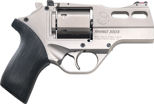 CHIAPPA RHINO 30SA 357MAG - 3" ADJ. SIGHT CHROME/RUBBER — view 1