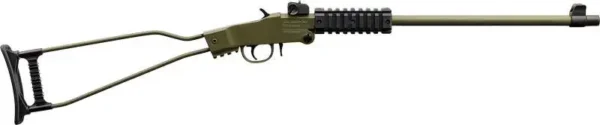 CHIAPPA LITTLE BADGER FOLD RIFLE RIS 22LR 16.5 IN THD BBL 4 IN PIC RAIL ODG 12RD HOLDER BACKPACK — view 1