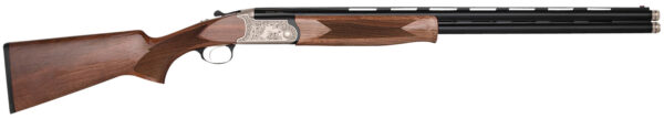 Charles Daly 930344 202A  Full Size 28 Gauge Break Open 3" 2rd 26" Blued Vent Rib Barrel, Silver Engraved Aluminum Receiver, Checkered Walnut Stock — view 1