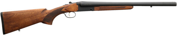 Charles Daly 930360 500 Field 12 Gauge Break Open 3" 2 20" Black Side By Side Barrel, Black Steel Receiver, Fixed Walnut Stock — view 1