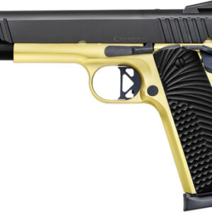CHIAPPA 1911 SUPERIOR GRADE - 45ACP 5" 8RD BLACK/GOLD