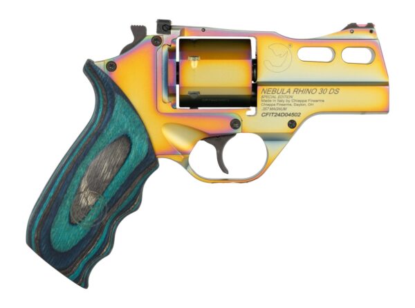 Chiappa Firearms CF340354 Rhino 30SAR 357 Mag 6 Shot 3" Nebula PVD, Blue Laminate Grip — view 1