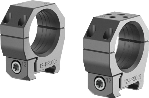 AUDERE SCOPE RINGS PSR 30MM - LOW BLACK — view 1