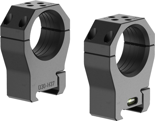 AUDERE SCOPE RINGS PSR 30MM - GEN III W/LEVEL HIGH BLACK — view 1