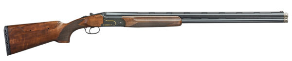 F.A.I.R. FRCRRAV2030 Carrera V 20 Gauge Break Open 3" 2rd 30" Black Over/Under Vent Rib Barrel, Black w/Gold Inlay Receiver, Walnut w/Adj Comb Stock, TechniChoke XP70 Choke System — view 1
