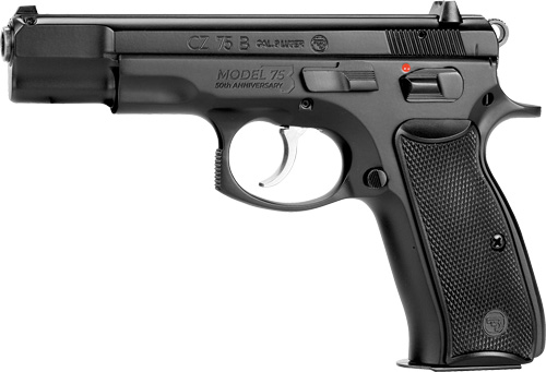 CZ 75-B 50TH ANNIVERSARY 9MM - FS 10RD BLACK POLYCOTE — view 1