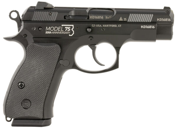 CZ-USA 01132 75D 50th Anniversary Compact Frame 9mm Luger 10+1 — view 1