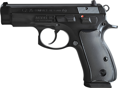 CZ 75 COMPACT 50TH ANNIVERSARY - 9MM FS 10RD BLACK POLYCOTE — view 1