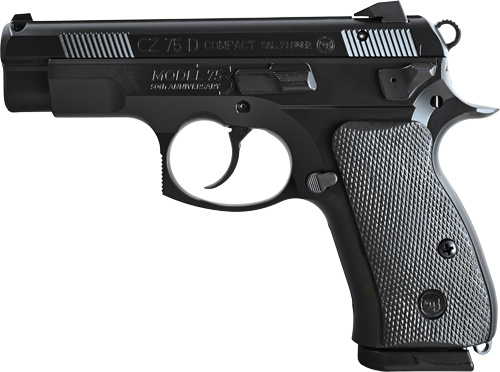 CZ 75-D PCR COMPACT 50TH ANNI - 9MM FS 10RD DECOCKER POLYCOAT — view 1