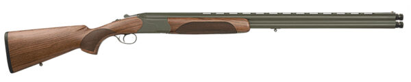 CZ-USA 06467 Upland Ultralight All-Terrain 20 Gauge Break Open 3" 2rd, 28" OD Green Cerakote Vent Rib Barrel, OD Green Cerakote Aluminum Receiver, Walnut Wood Fixed w/Pistol Grip Stock, Right Hand — view 1