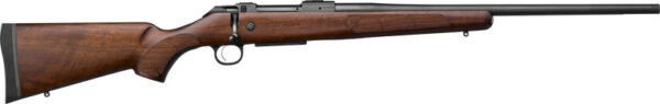 CZ 600 ST2 AMERICAN HG 308WIN - 20" BLUED WALNUT STOCK  < — view 1