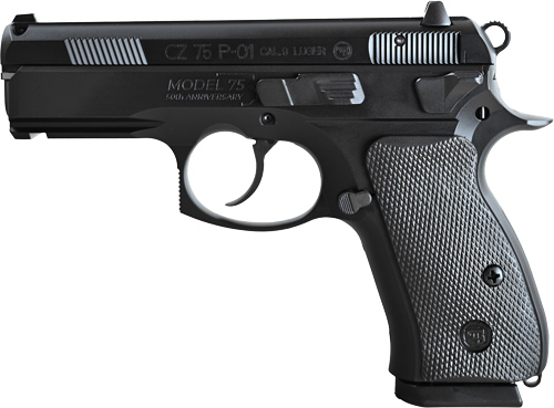 CZ 75 P-01 50TH ANNIVERSARY - 9MM FS 15RD DECOCKER POLYCOAT — view 1