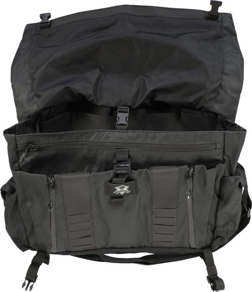 GREY GHOST GEAR WANDERER BAG - 2.0 WAXED CANVAS BLACK — view 1