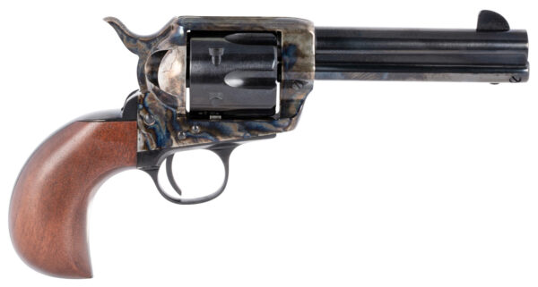 Taylors & Company 200070 1873 Cattleman 45 Colt (LC) Caliber with 4.75" Blued Finish Barrel, 6rd Capacity Blued Finish Cylinder, Color Case Hardened Steel Frame & Birdshead Walnut Grip — view 1