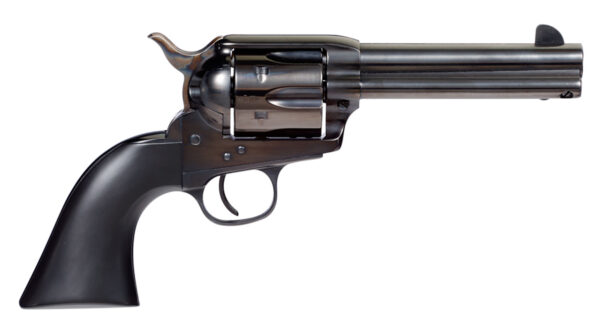 Taylors & Company 555161D Devil Anse  45 Colt (LC) 6rd 4.75" Blued Cylinder & Barrel Color Case Hardened Steel Frame Matte Black Wood Grip (Taylor Tuned) — view 1