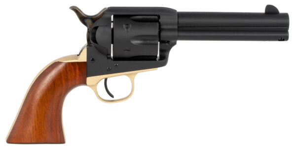 Taylors & Company 550430 Old Randall  357 Mag Caliber with 4.75" Barrel, 6rd Capacity Cylinder, Overall Blued Finish Steel & Walnut Navy Size Grip — view 1