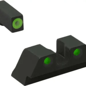 MEPROLIGHT HYPER-BRIGHT PLIS SIGHTS SIG DOVETAIL #8 #8 GREEN FRONT BLACK REAR